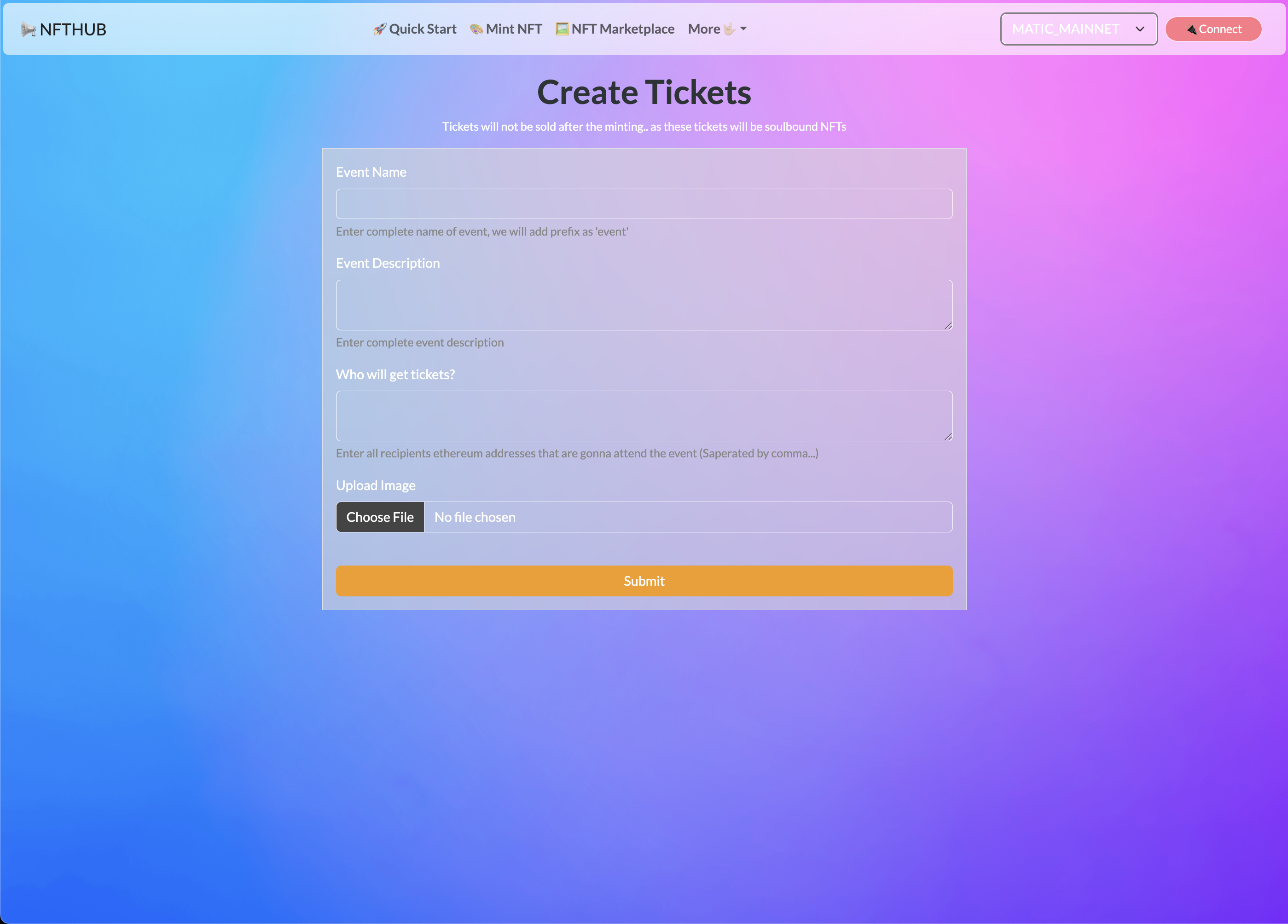 Create Ticket