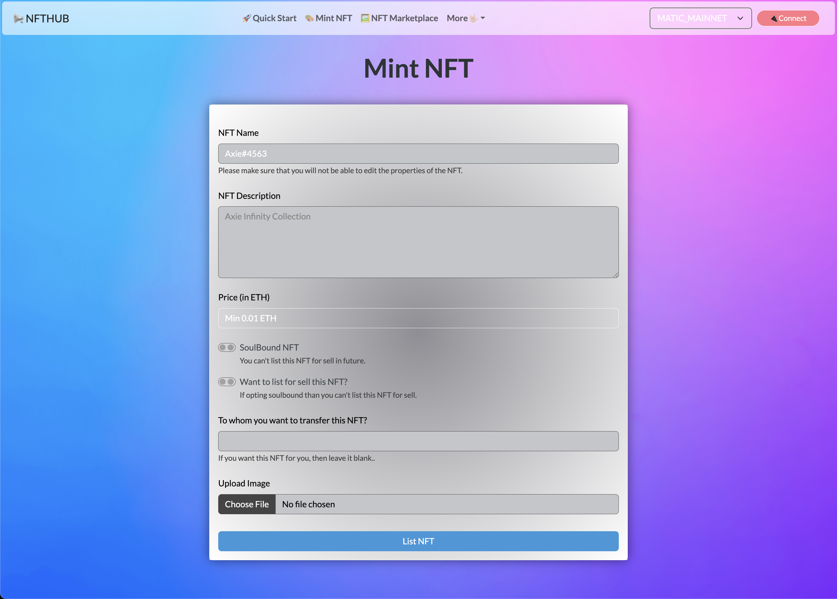 Mint NFT